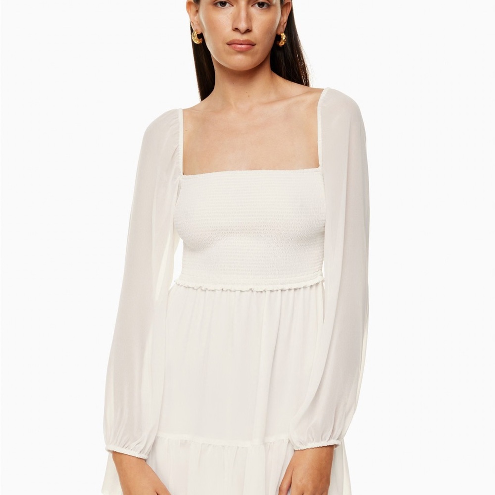 EUC Aritzia Winifred Tempest Smocked Dress size XS